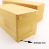 N-amboo Bamboo Refillable Empty Pump Liquid Container Bottles Jars (Pack of 2) - Image 4