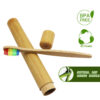 N-amboo Rainbow Soft Bristles Bamboo Toothbrushes (5 set) - Image 3