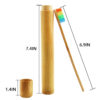 N-amboo Rainbow Soft Bristles Bamboo Toothbrushes (5 set) - Image 4