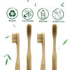 Natural Boar Hair Bamboo Toothbrush ( 6 pcs) - Image 2