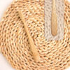 Natural Boar Hair Carved Handle Bamboo Toothbrush (6pcs)-Toothbrush Pattern Random - Image 3