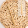 Natural Boar Hair Carved Handle Bamboo Toothbrush (6pcs)-Toothbrush Pattern Random - Image 5