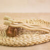 Natural Boar Hair Bamboo Toothbrush-Wave Shape  ( 6 pcs) - Image 3