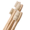 ComfortGrip Bamboo Toothbrush 6-Pack with Natural Boar Bristles - Image 2