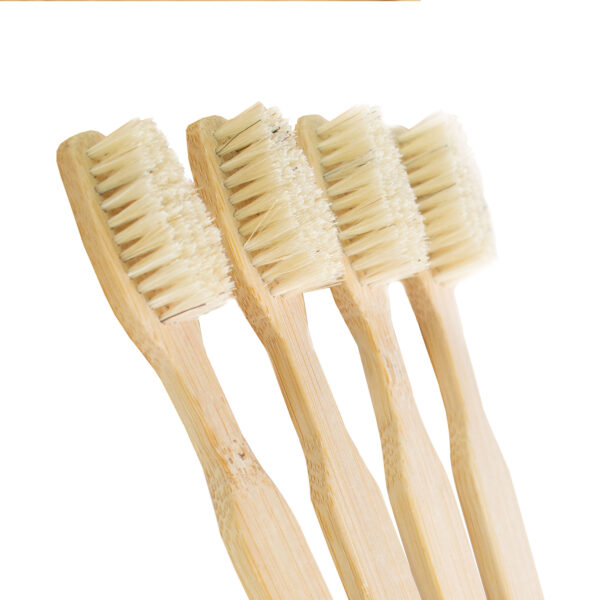 N-amboo MaxiClean Bamboo Toothbrush - Extra Wide Head & Dense Boar Bristles - Image 2