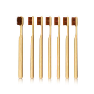 Bamboo Toothbrush | Ultra-Soft PBT Bristles & Rounded Ergonomic Handle-Kids 14.5cm (5.7")(6pcs)