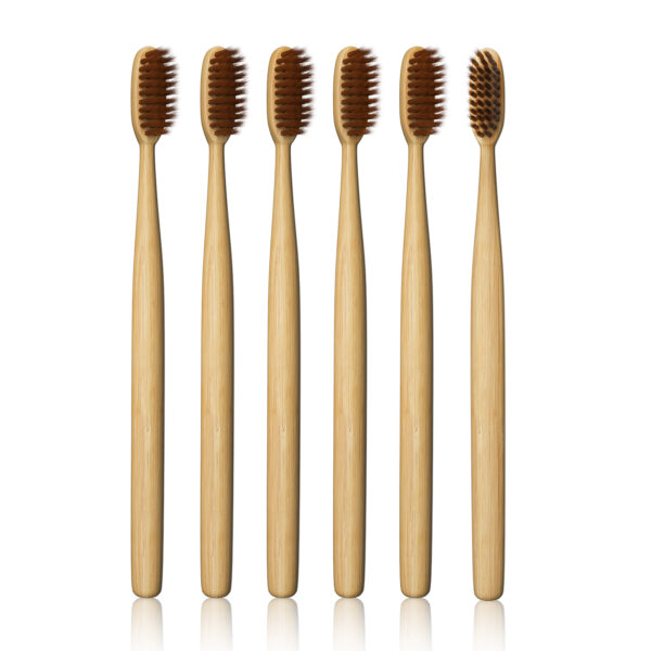 EcoSoft Bamboo Toothbrush | Gentle PBT Bristles for Sensitive Teeth