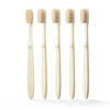 N-amboo New Bamboo & Boar Bristle Toothbrush - 5 Pack